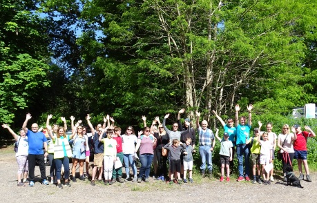 Walkers at the Big Walk for Dyslexia