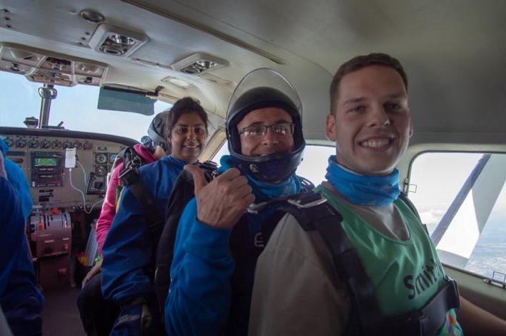 Sam Smith pre skydive