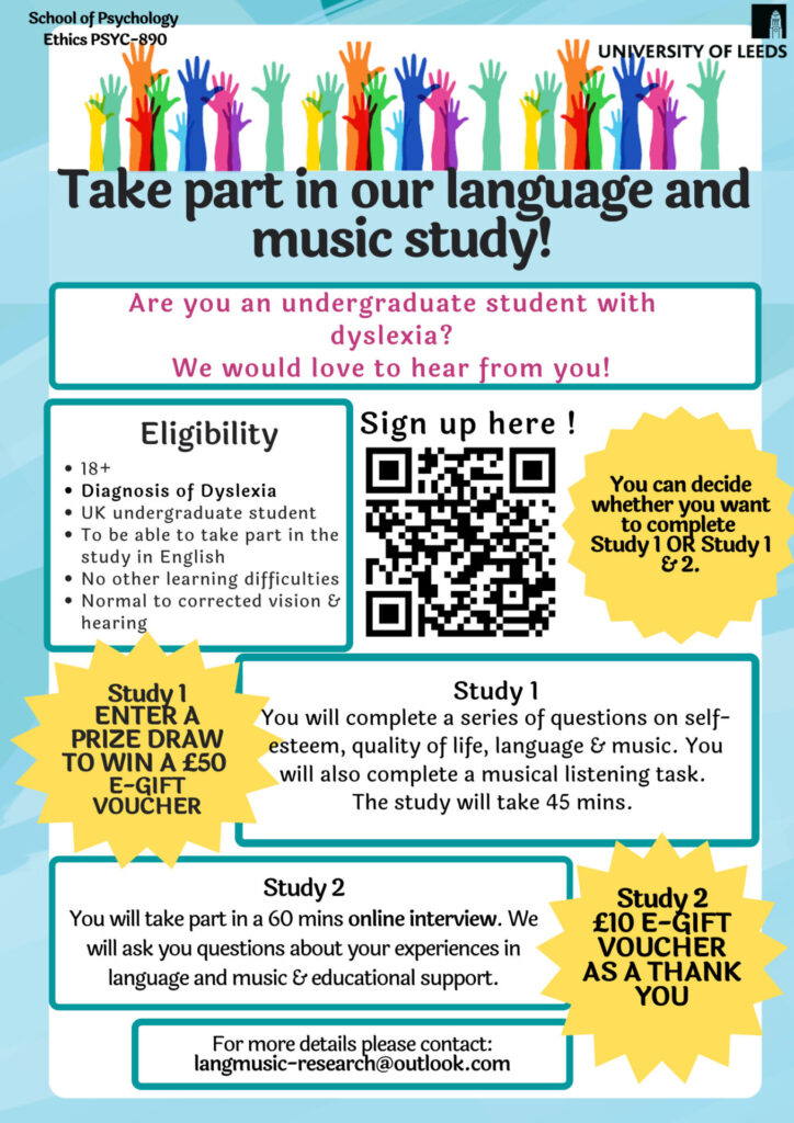 University of Leeds research recruitment
