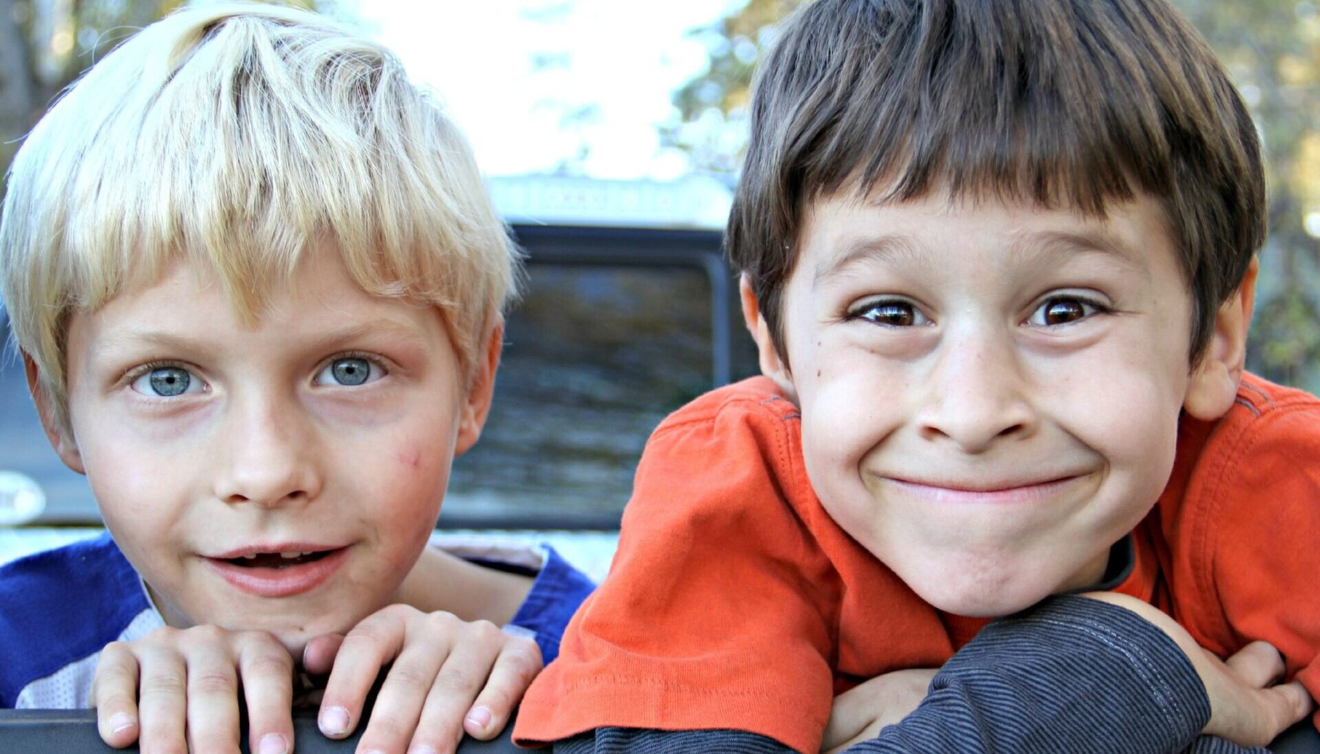 children smiling